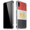 Egyptian Flag Distressed iPhone XR Clear Case